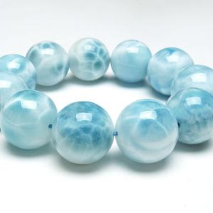 ラリマー ブレスレット 20mm 一点物 [送料無料] 199-170 : 天然石