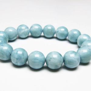 ラリマー ブレスレット ラリマール ヒーリング効果 13mm 一点物 199-6