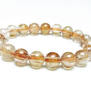 ルチル ブレスレット タイチンルチルクォーツ 18mm 一点物 211-3369