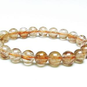 キャッツアイ ルチルクォーツ ブレスレット 12mm 一点物 [送料無料