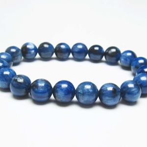 ①天然石　11mm カイヤナイトシリカ　内周16.5mm ブレスレット カイヤナイト ブレスレット 11mm 一点物 メール便送料無料 111-40033