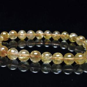 ルチルクォーツ ブレスレット 15mm 一点物 111-2661 : 天然石