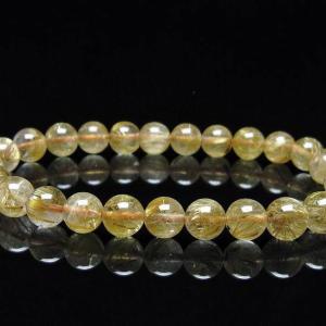 ルチル ブレスレット タイチンルチルクォーツ 18mm 一点物 211-3369