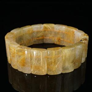 超目玉SALE！ハイランク♡天然石タイチンルチルクォーツバングル 超目玉SALE！ハイランク♡天然石タイチンルチルクォーツバングル