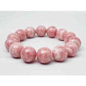 インカローズ ブレスレット 14mm 一点物 111-2986 : 天然石