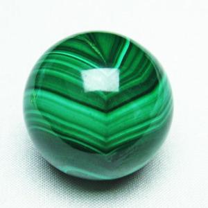 マラカイト 丸玉 スフィア 30mm 送料無料 一点物 141-3528 : 天然石