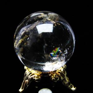 水晶 六角柱 水晶ポイント 原石 置物 一点物 142-6334 : 天然石