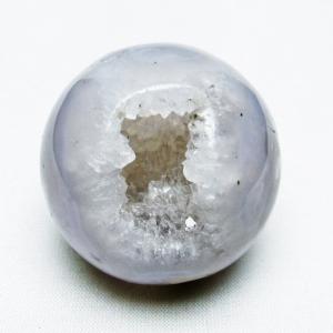 アゲート 笑口丸玉 ジオード スフィア 丸玉 一点物 141-5150 : 天然石