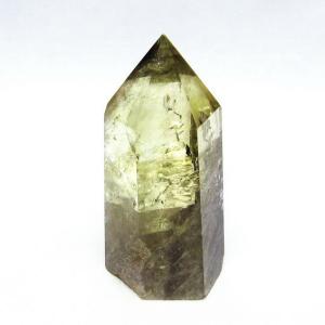 シトリン ポイント 六角柱 Aランク 1個 スモーキーシトリン シトリン