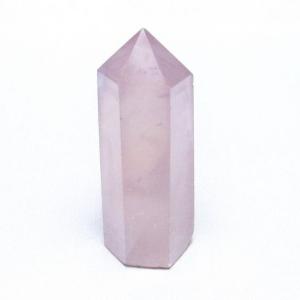 ローズクォーツ 六角柱 ポイント 置物 一点物 142-10363 : 天然石
