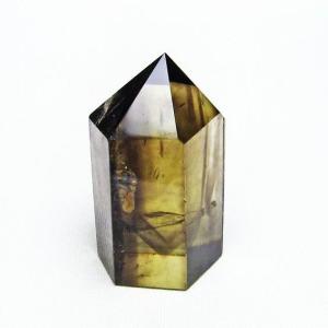 シトリン 六角柱 シトリンクォーツ 置物 S~Mサイズ ランダム 1個