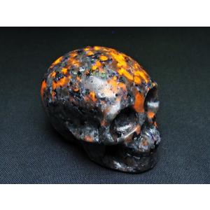 ユーパーライト 手彫り 置物 ドクロ スカル ...の詳細画像2