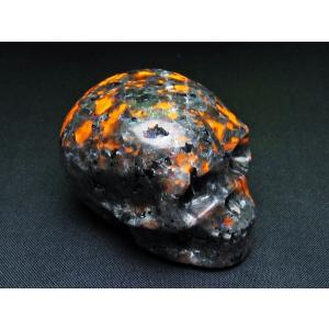 ユーパーライト 手彫り 置物 ドクロ スカル ...の詳細画像2