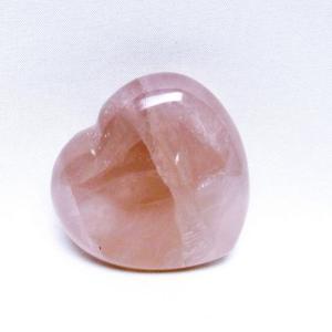 ローズクォーツ ハート 置物 一点物 155-469 : 天然石・パワーストーン