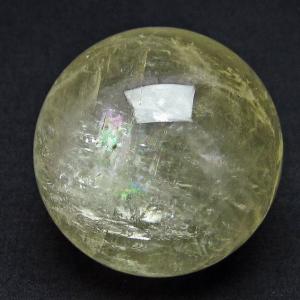 カルサイト 丸玉 虹入り 83mm ホワイトカルサイト スフィア 一点物 151