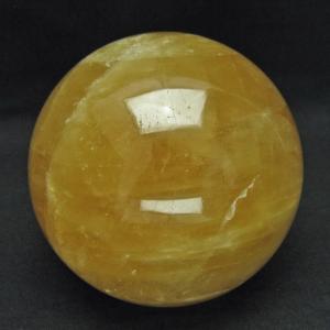 カルサイト 丸玉 虹入り 83mm ホワイトカルサイト スフィア 一点物 151