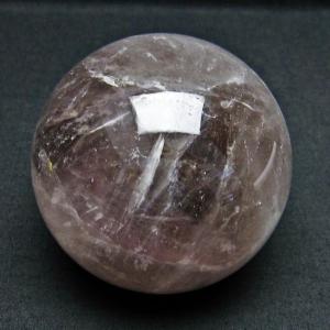水晶 スフィア 丸玉 虹入り 27mm 水晶玉 置物 一点物 141-4961