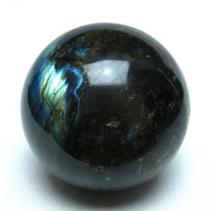 ラブラドライト 丸玉 86mm スフィア 一点物 151-9217 : 天然石