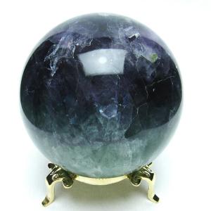 1.4Kg フローライト 丸玉 原石 蛍石 スフィア 94mm 送料無料 一点物