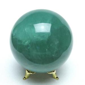 水晶 丸玉 虹入り 55mm スフィア 置物 水晶玉 一点物 送料無料 151