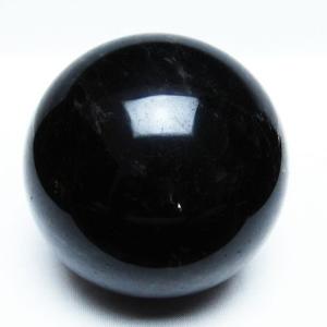 モリオン 丸玉 86mm 黒水晶 一点物 [送料無料] 151-6986｜tosho-stones