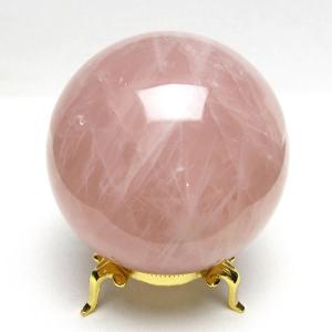 1.2Kg ローズクォーツ 丸玉 94mm スフィア 置物 原石 一点物 [送料無料
