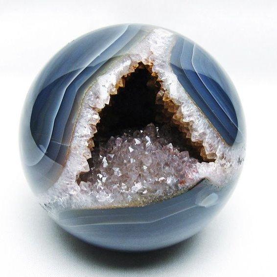 アメジスト 笑口丸玉 ブラジル産 91mm ジオード スフィア 送料無料 一点物 151-8246