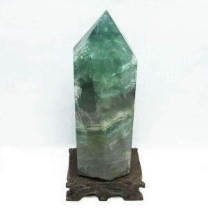 1.1Kg フローライト 原石 六角柱 蛍石 一点物 152-1542 : 天然石