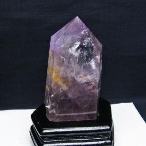 シトリン 六角柱 シトリンクォーツ 置物 S~Mサイズ ランダム 1個