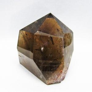 全品ポイント10倍 5のつく日】 スモーキークォーツ 六角柱 煙水晶 虹