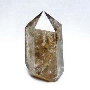全品ポイント10倍 5のつく日】 スモーキークォーツ 六角柱 煙水晶 虹