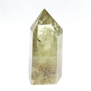 1.4Kg シトリン 六角柱 シトリンクォーツ ポイント 台座付属 一点物