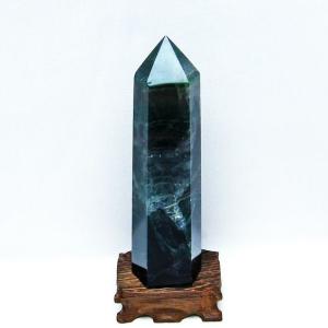 水晶 六角柱 水晶ポイント 原石 置物 一点物 142-6334 : 天然石