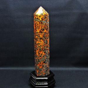 1.2Kg ユーパーライト 六角柱 台座付属 一点物 [送料無料] 152-3001