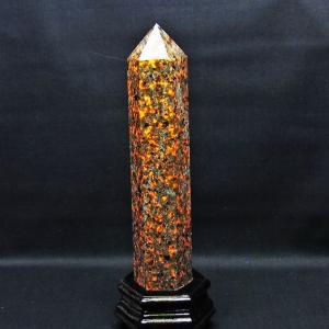 1.2Kg ユーパーライト 六角柱 台座付属 一点物 [送料無料] 152-3002