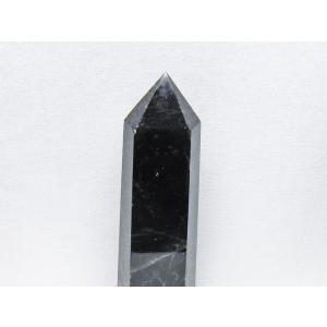 黒水晶 ポイント モリオン 六角柱 置物 一点...の詳細画像2