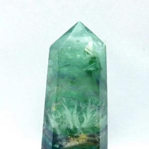 スモーキークォーツ 六角柱 煙水晶 虹入り 3.7Kg 台座付属 送料無料