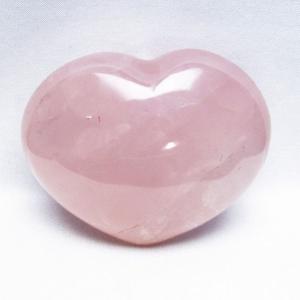 ローズクォーツ ハート 置物 一点物 155-471 : 天然石・パワーストーン