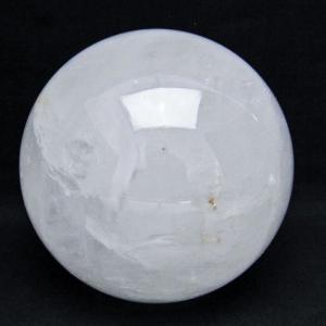 水晶 丸玉 虹入り 70mm スフィア 置物 水晶玉 一点物 送料無料 151