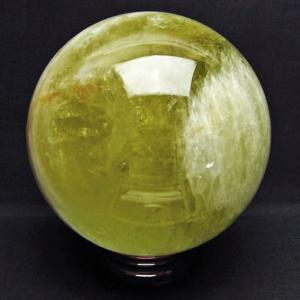 5Kg シトリンクォーツ 丸玉 スフィア 虹入り 155mm 送料無料 一点物