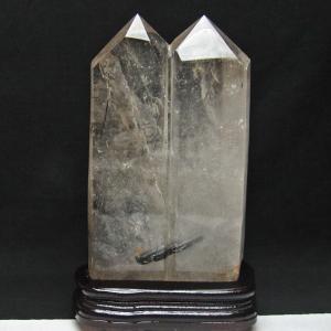 【一点物】水晶 ポイント 六角柱 大 ✩.*˚天然石×インテリア 水晶 六角柱 ポイント 置物 一点物 142-9979 : 天然石・パワーストーン