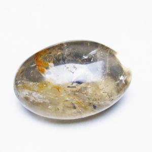 2.6Kg スモーキークォーツ 煙水晶 原石 虹入り ルチルクォーツ入り