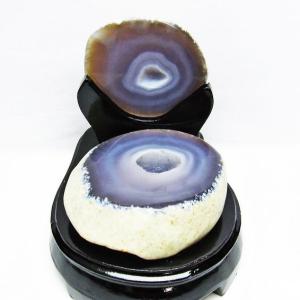 s341　天然石　原石　トレジャー瑪瑙　メノウ　ペア水晶　ジオード　台座付き s341 天然石 原石 トレジャー瑪瑙 メノウ ペア水晶 ジオード 台座付き