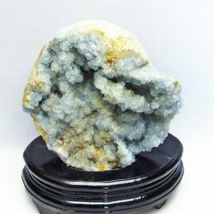 5.7Kg セレスタイト 原石 天青石 台座付属 送料無料 一点物 191-249