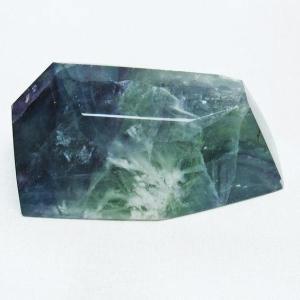 GOLD STONE エンジェルフェザー フローライト 六角柱 約4-5cm 1本