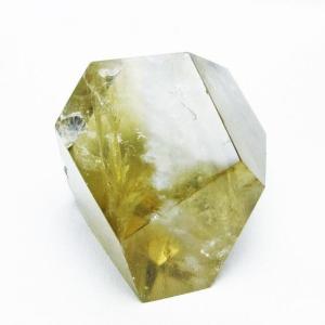 スモーキークォーツ 六角柱 煙水晶 ルチルクォーツ 3.4Kg 台座付属