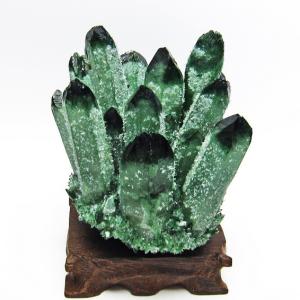 スモーキークォーツ 六角柱 煙水晶 ルチルクォーツ 3.4Kg 台座付属