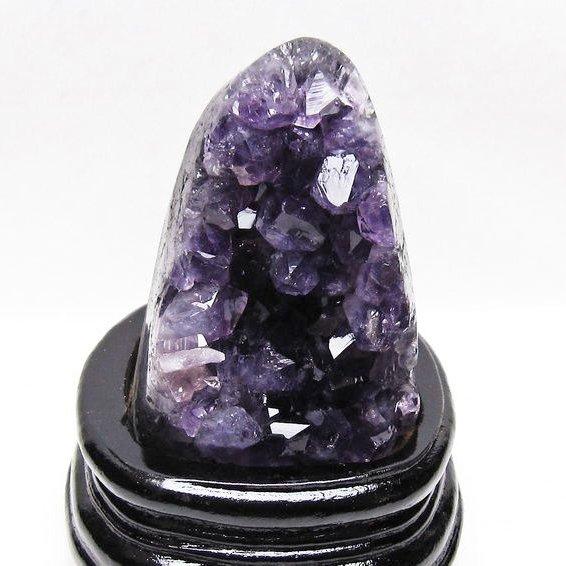 アメジスト クラスター ウルグアイ産 原石 amethyst 一点物 台座付属 送料無料 182-8...