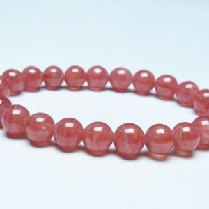 【高品質】インカローズ 14mm 天然石 パワーストーン ブレスレット 数珠 インカローズ ブレスレット 14mm 一点物 111-2986 : 天然石