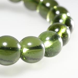 モルダバイト ブレスレット 10mm 一点物 [送料無料] 199-247 : 天然石